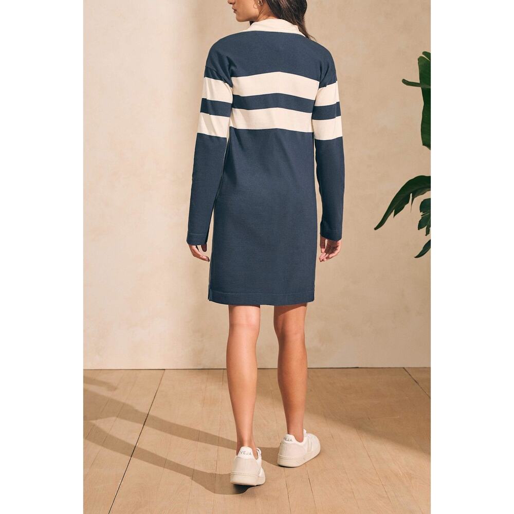 SMALL Faherty Rugby Jersey Polo Dress - Picture 3 of 5